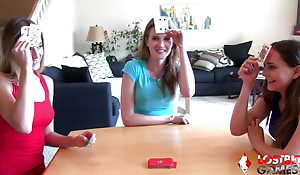 Naughty game of Strip Indian Poker with Aften, Ashley & Kyler