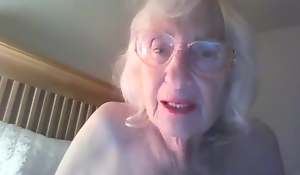 Blonde Granny Nurse Showering