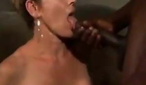 Matured dirty slut wife enjoys a young glowering produce lead on nigh dreadlocks