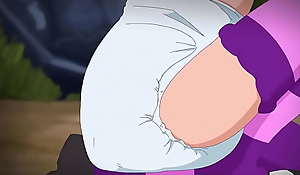 Anime girl poops diaper